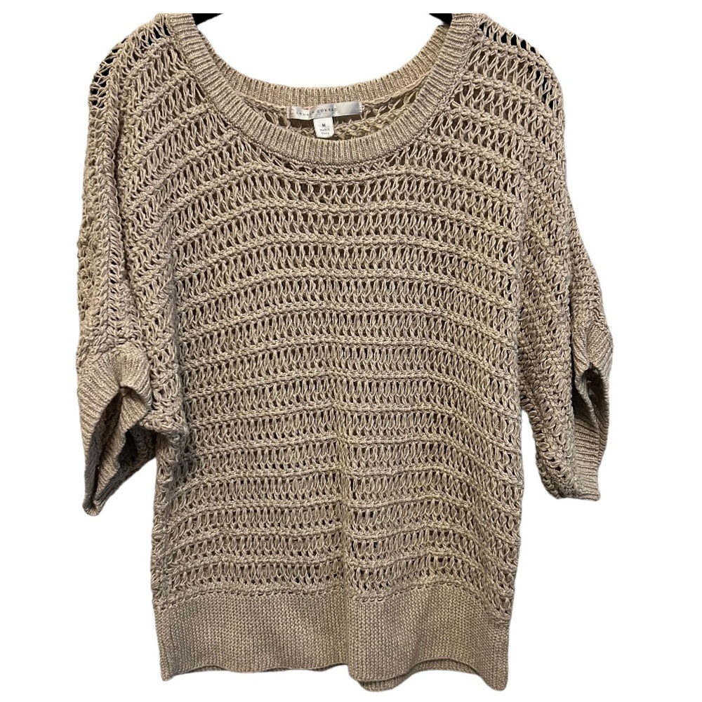 Lauren Conrad Open Knit Cotton Sweater Medium